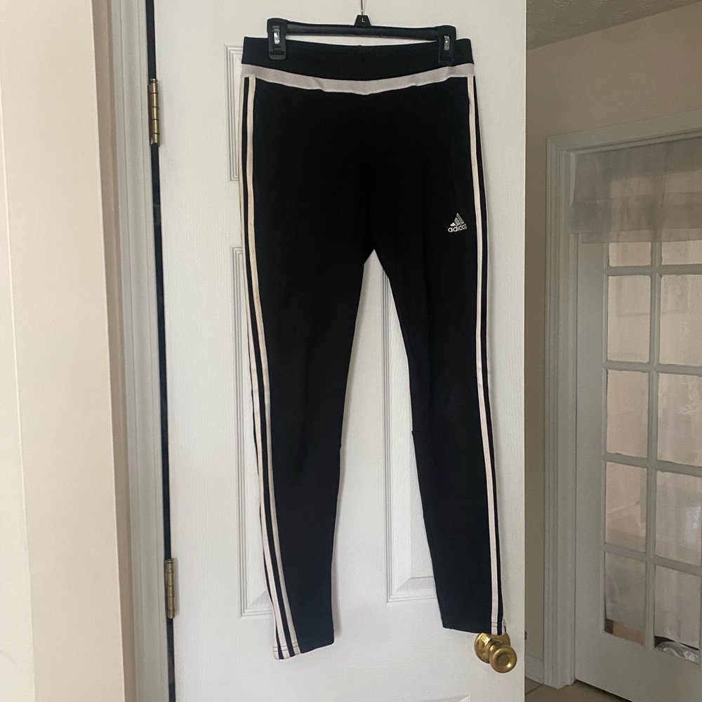 Adidas track joggers with zip pocket